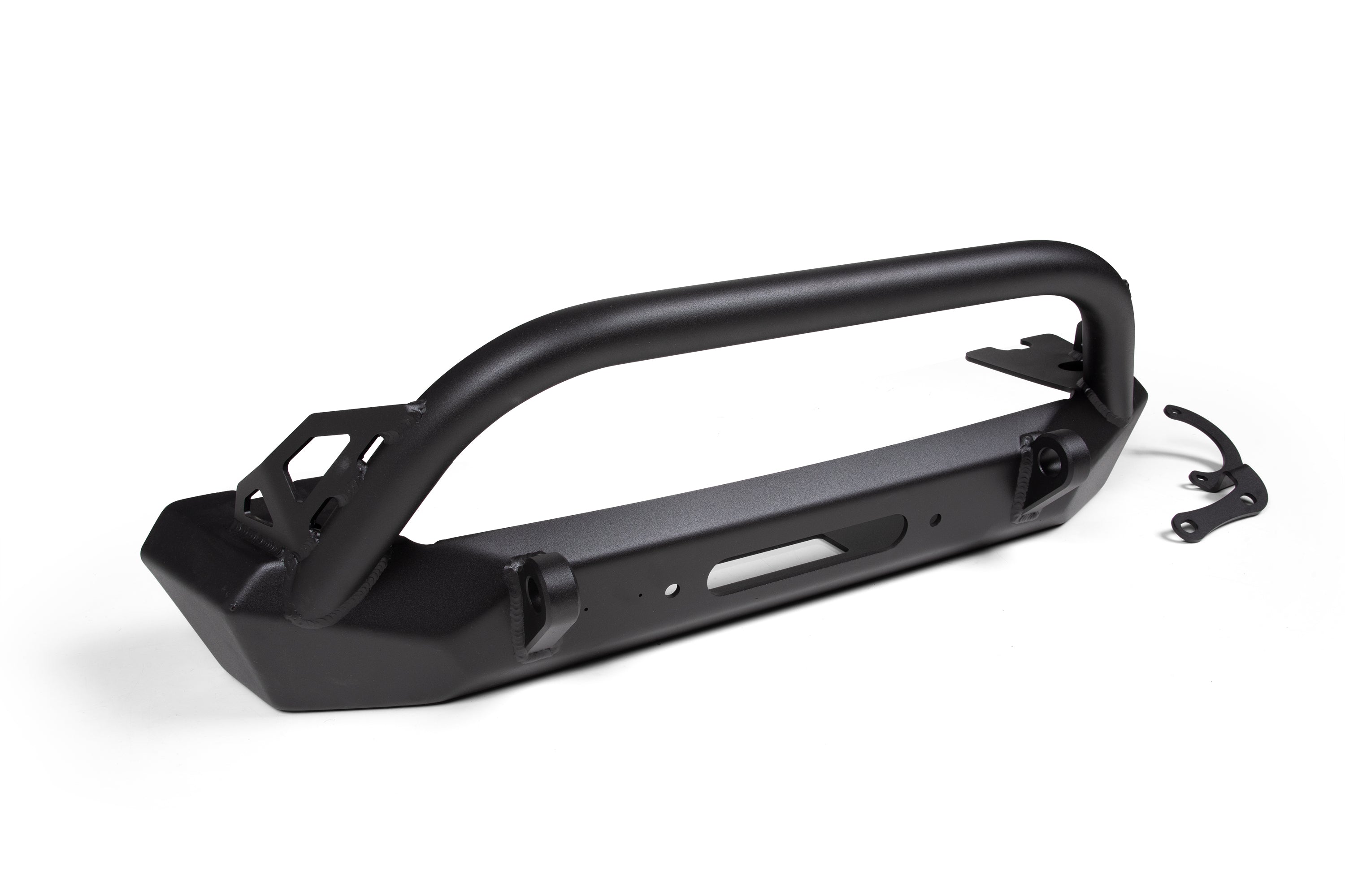 Inferno Front Winch Bumper with Flat Top Bull Bar | Jeep Wrangler JK