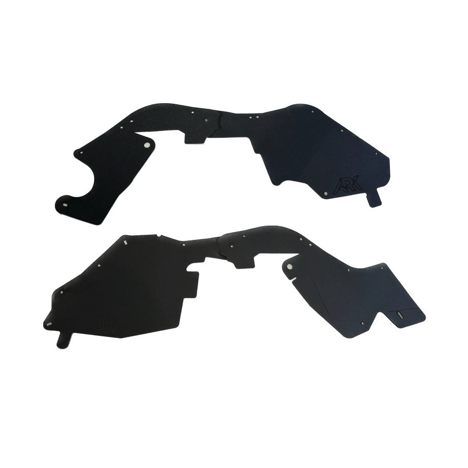 Splash guards for 1993-1997 Toyota Land Cruiser FZJ80, designed to protect against mud and debris. Durable and easy to install.