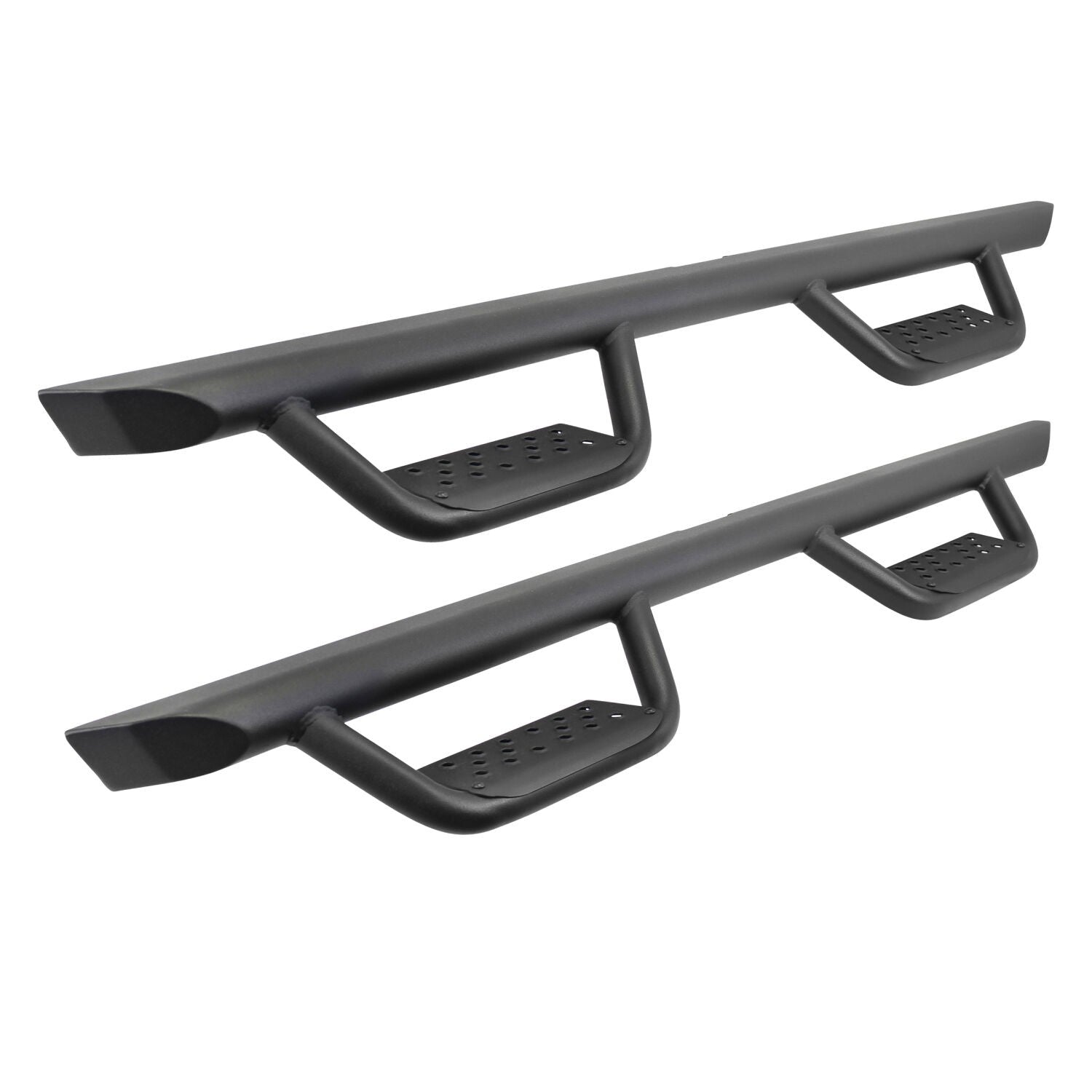 Dominator Xtreme D2 Side Steps W/Mounting Bracket Kit Texured Black For 2024-2026 Lexus GX550 2024-2026 Toyota Land Cruiser Go Rhino