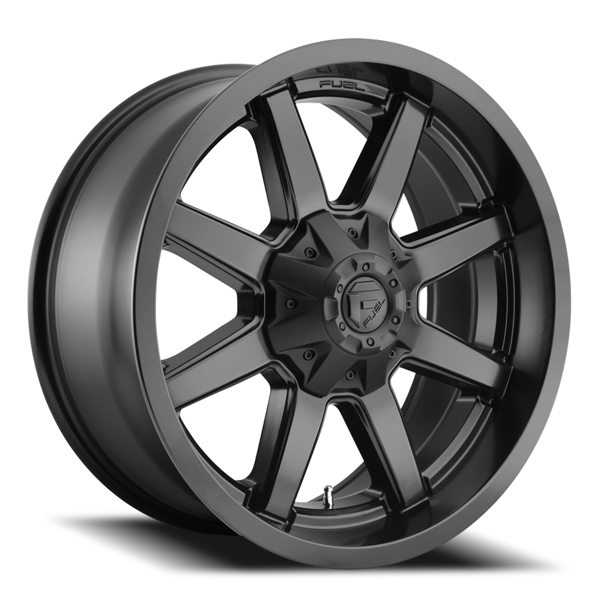 Aluminum Wheels 18X9 Maverick D436 8 On 180 Satin Black 125.1 Bore 1 Offset 8 Spoke Fuel Off Road Wheels