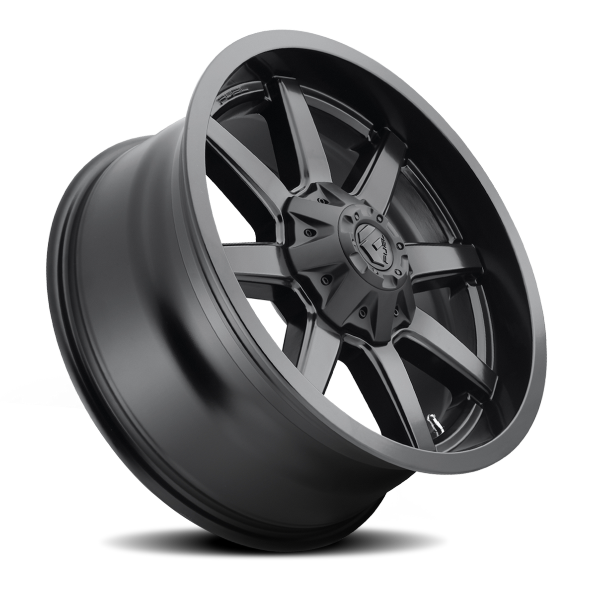 Aluminum Wheels 18X9 Maverick D436 8 On 180 Satin Black 125.1 Bore 1 Offset 8 Spoke Fuel Off Road Wheels