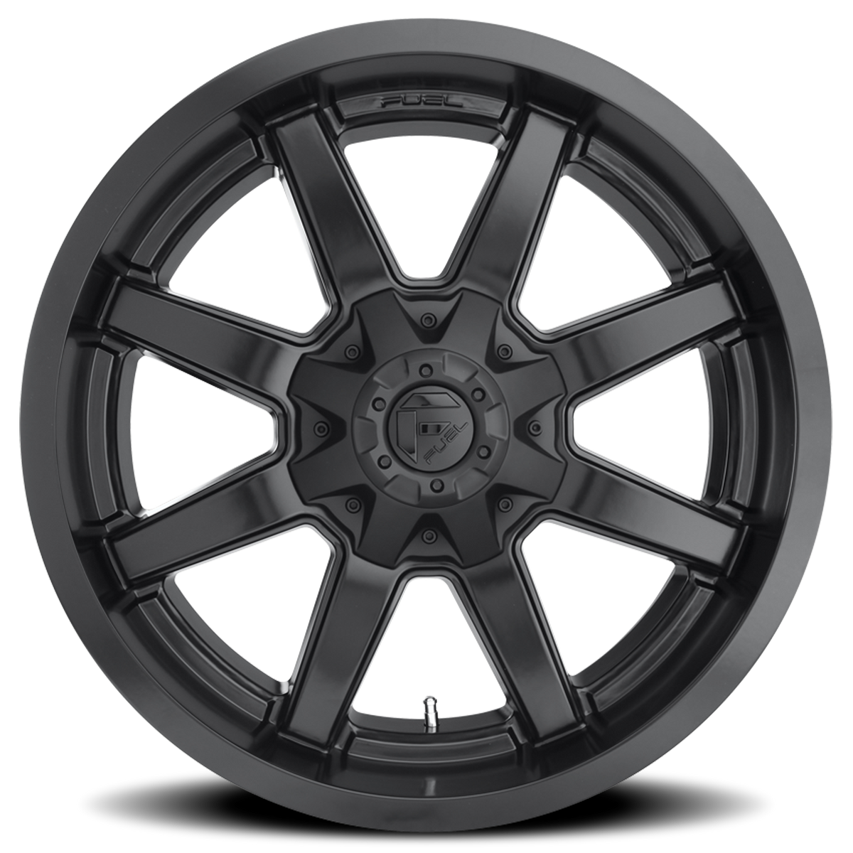Aluminum Wheels 18X9 Maverick D436 8 On 180 Satin Black 125.1 Bore 1 Offset 8 Spoke Fuel Off Road Wheels
