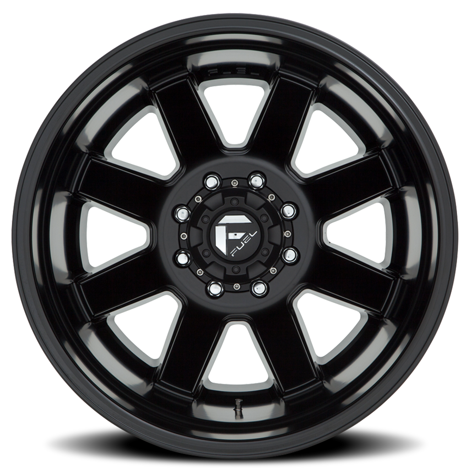 Dually Wheels 20X8.3 Maverick Dually D436 8 On 165.1 Matte Black 121.5 Bore -215 Offset 7 Spoke Outer Dually Fuel Off Road Wheels