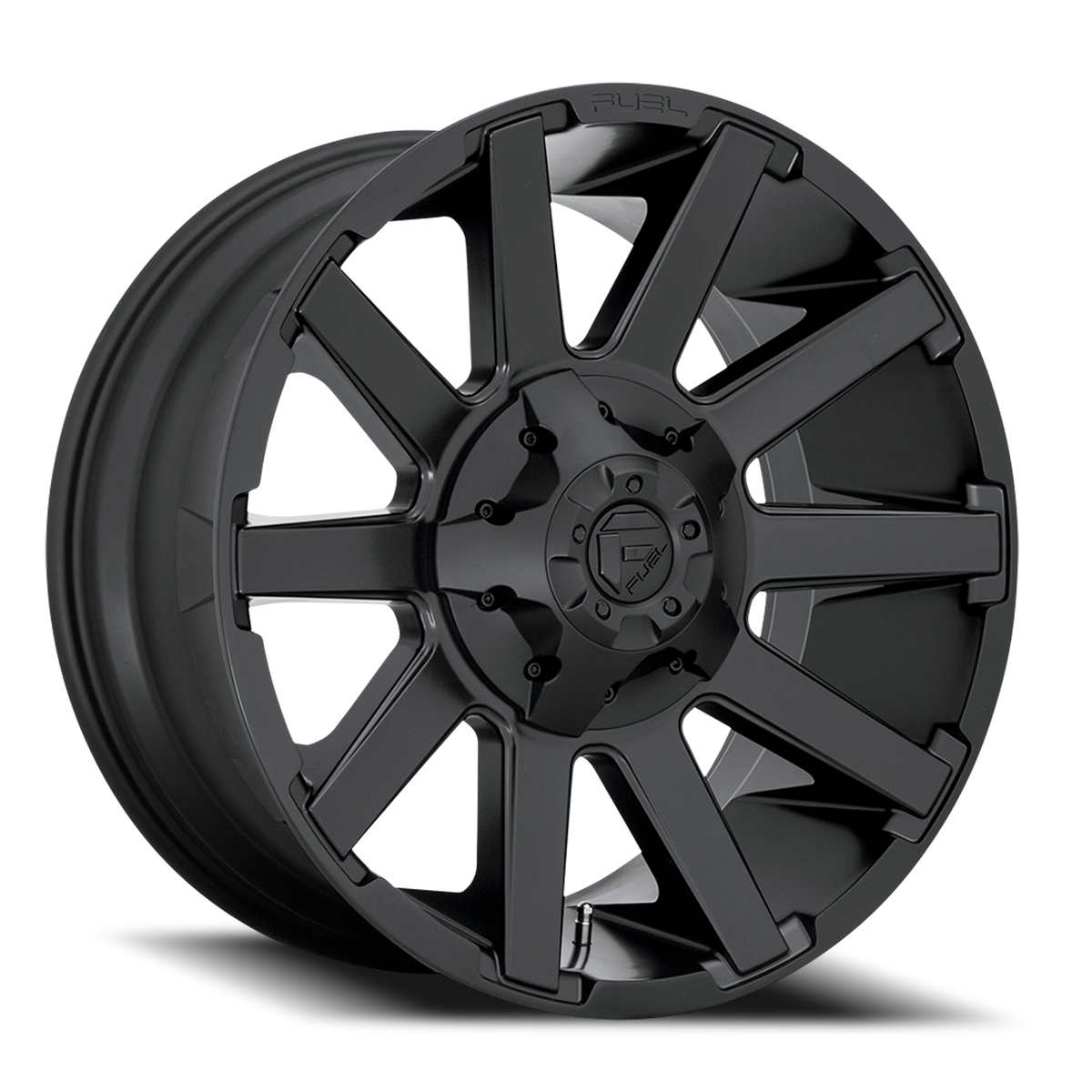 Aluminum Wheels 20X9 Contra D437 8 On 170 Matte Black 125.1 Bore 20 Offset 8 Spoke Fuel Off Road Wheels