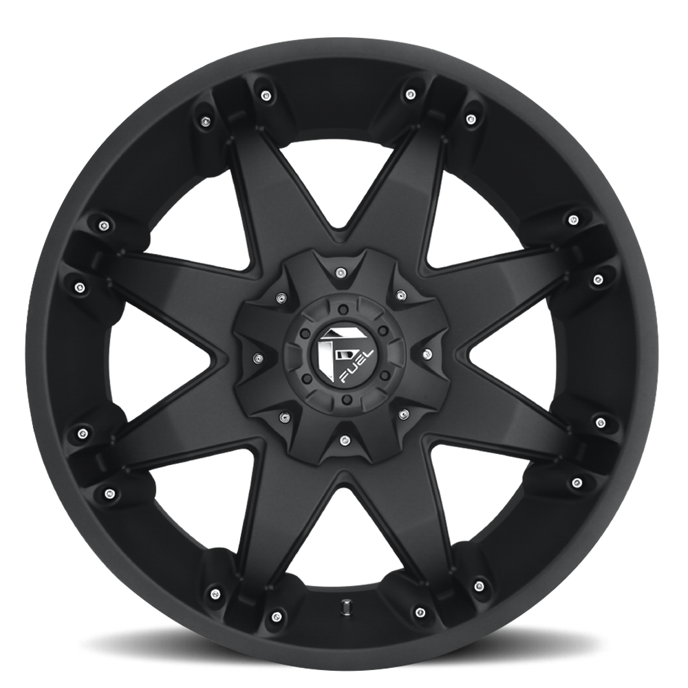 Aluminum Wheels 20X9 Octane D509 5 On 114.3/5 On 127 Matte Black 78.1 Bore -12 Offset Fuel Off Road Wheels