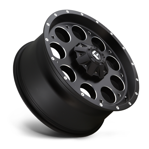 Aluminum Wheels 16X8 Revolver D525 6 On 130 Matte Black Milled 84.2 Bore 25 Offset Fuel Off Road Wheels