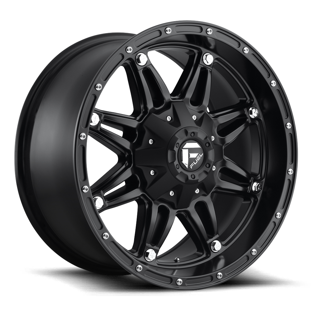 Aluminum Wheels 17X9 Hostage D531 5 On 114.3/5 On 127 Matte Black 78.1 Bore -12 Offset Fuel Off Road Wheels