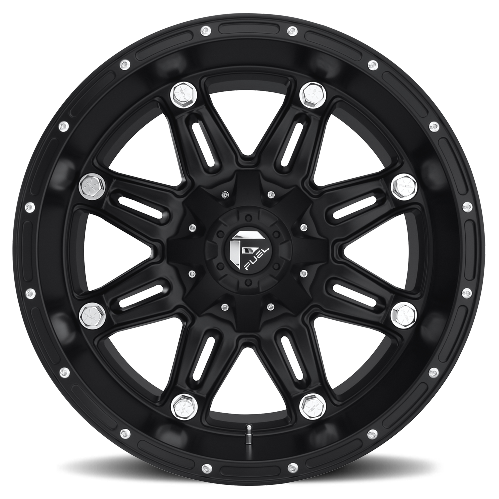 Aluminum Wheels 20X9 Hostage D531 5 On 127/5 On 135 Matte Black 87.1 Bore 1 Offset Fuel Off Road Wheels
