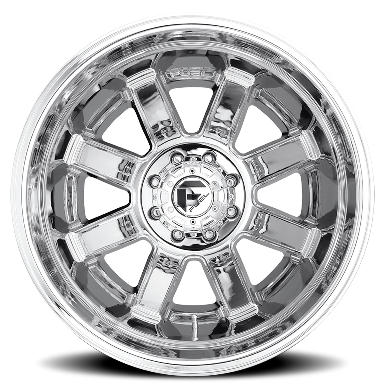 Dually Wheels 20X8.25 Maverick Dually D536 8 On 165.1 Chrome 121.5 Bore -214 Offset 7 Spoke Outer Dually Fuel Off Road Wheels