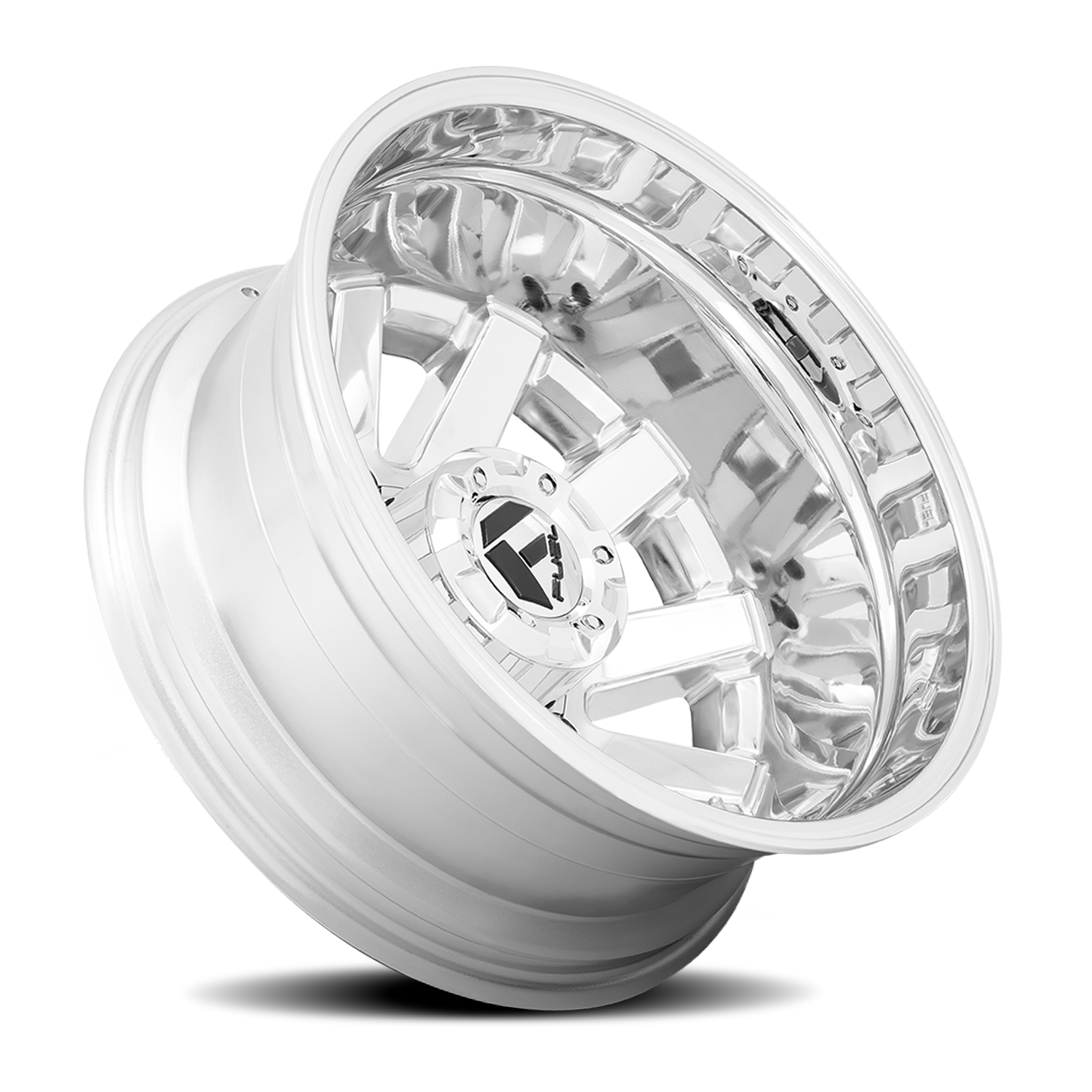 Dually Wheels 20X8.25 Maverick Dually D536 10 On 225 Chrome 170.1 Bore -202 Offset 7 Spoke Outer Dually Fuel Off Road Wheels