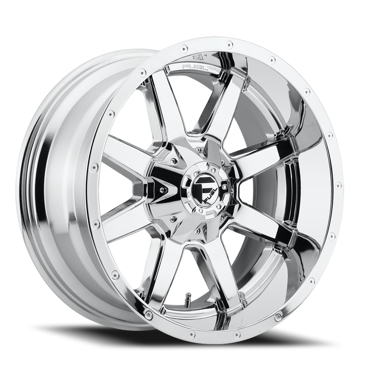 Aluminum Wheels 20X9 Maverick D536 8 On 170 Chrome 125.2 Bore 1 Offset Fuel Off Road Wheels