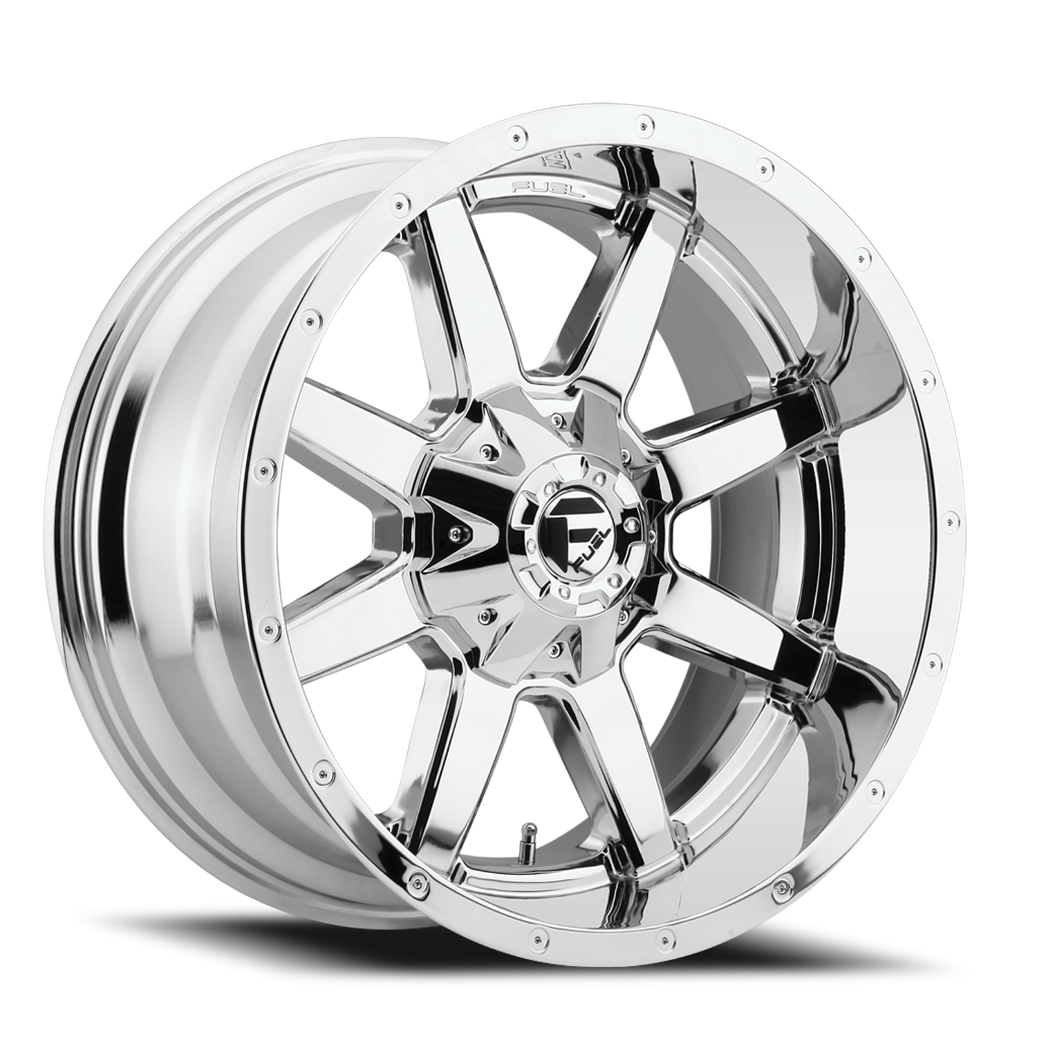 Aluminum Wheels 20X9 Maverick D536 5 On 139.7/5 On 150 Chrome 110.3 Bore 1 Offset Fuel Off Road Wheels