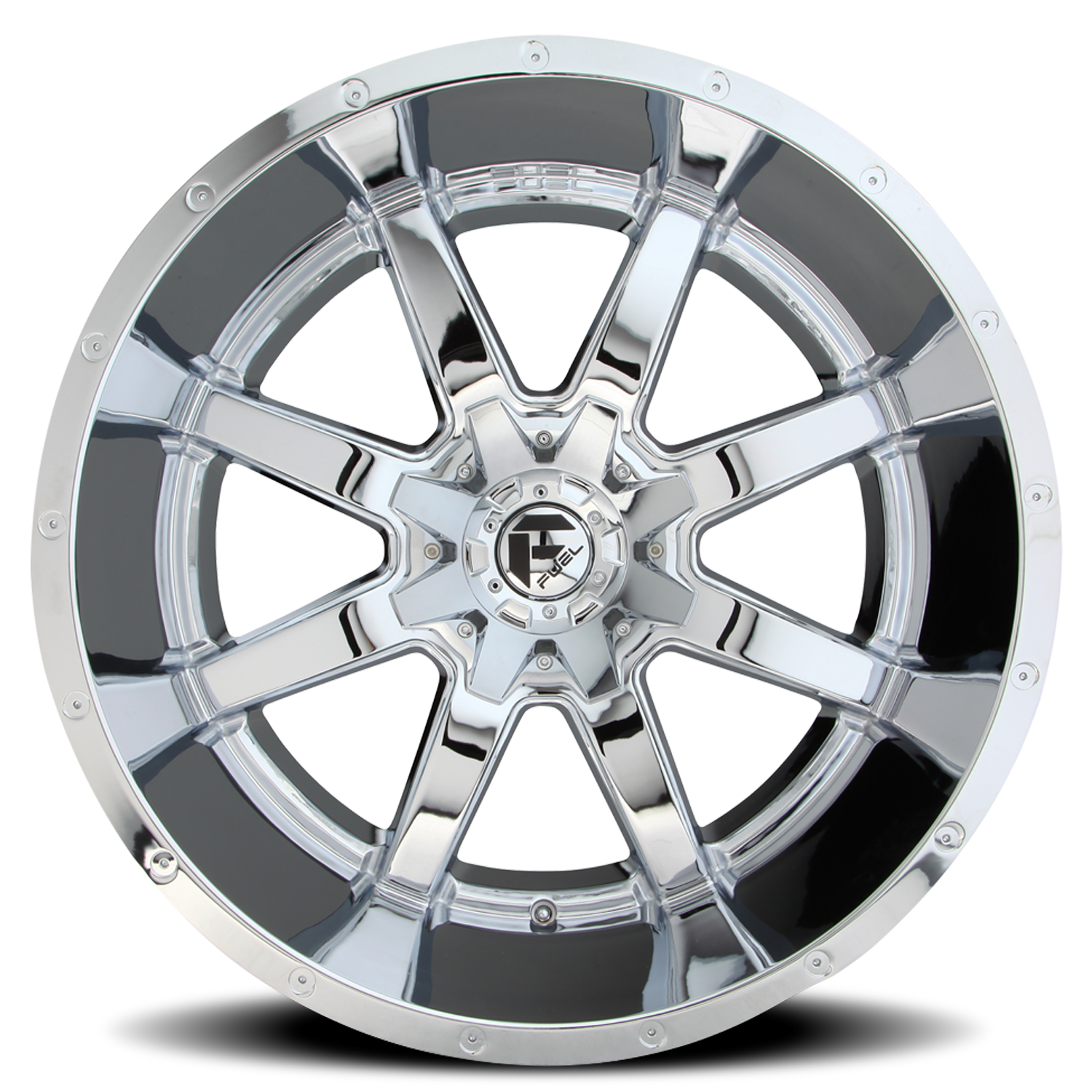 Aluminum Wheels 20X9 Maverick D536 5 On 139.7/5 On 150 Chrome 110.3 Bore 1 Offset Fuel Off Road Wheels