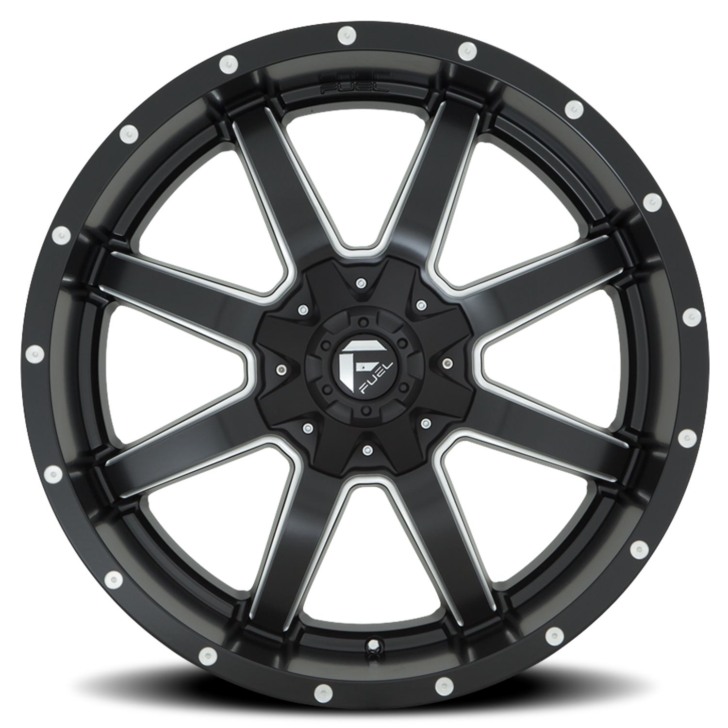 Aluminum Wheels 20X9 Maverick D538 5 On 150 Black Milled 110.3 Bore 35 Offset Fuel Off Road Wheels