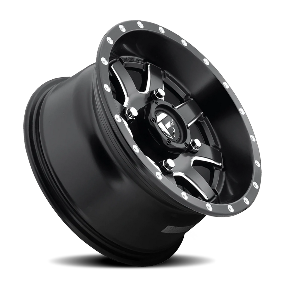 Aluminum Wheels 30X6 Maverick UTV D538 4 On 156 Matte Black Milled 132 Bore 1 Offset Fuel Off Road Wheels