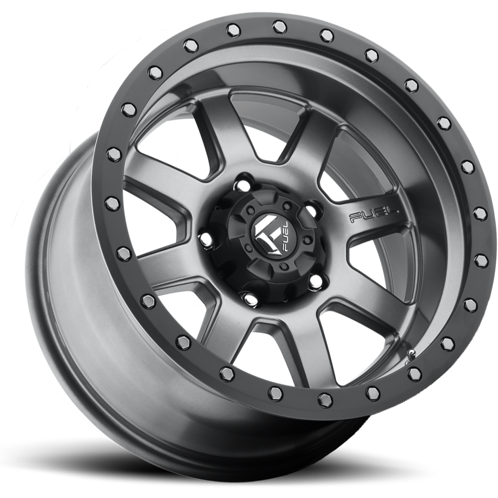 Aluminum Wheels 17X8.5 Trophy D552 5 On 127 Anthracite Gray 78.1 Bore -6 Offset Fuel Off Road Wheels