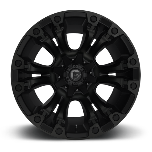 Aluminum Wheels 20X10 Vapor D560 6 On 135/6 On 139.7 Matte Black 106.4 Bore -18 Offset Fuel Off Road Wheels