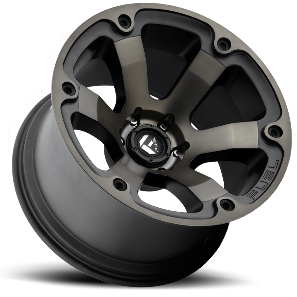 Aluminum Wheels 17X9 Beast D564 6 On 139.7 Matte Black/Machined Dark Tint 108 Bore 20 Offset 6 Spoke Fuel Off Road Wheels