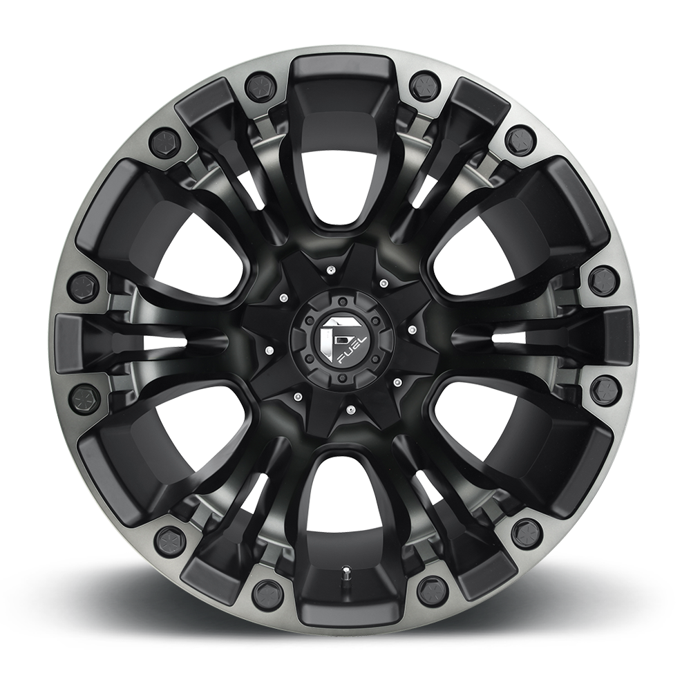 Aluminum Wheels 17X9 Vapor D569 5 On 114.3/5 On 127 Matte Black Double Dark Tint 78.1 Bore -12 Offset Fuel Off Road Wheels