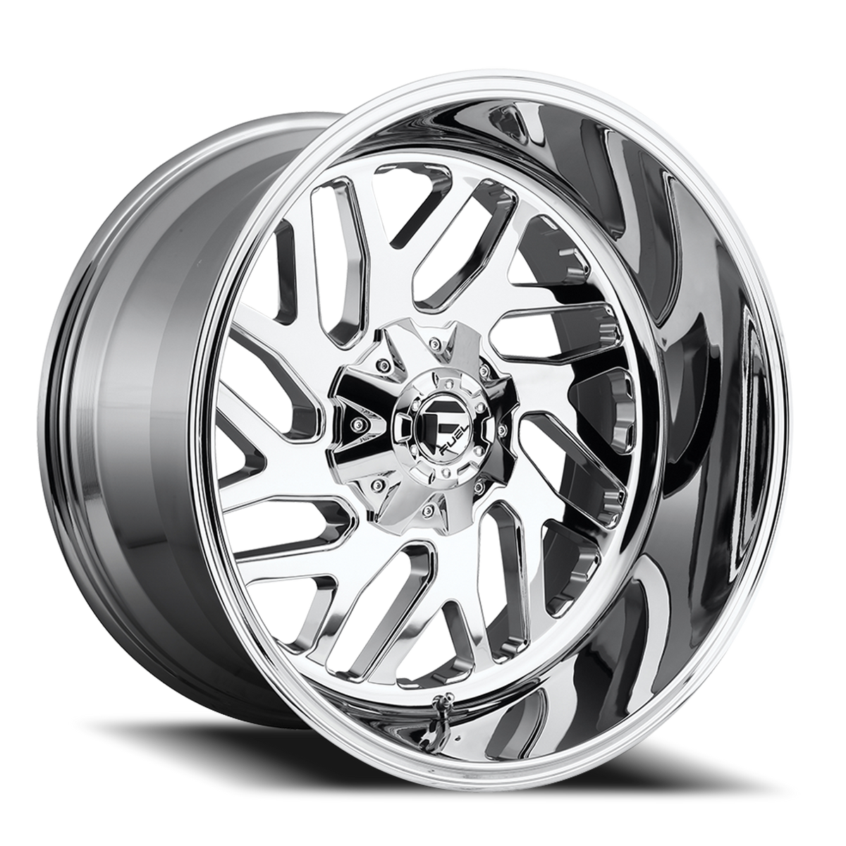 Aluminum Wheels 22X10 Triton D609 8 On 180 Chrome Plated 124.2 Bore -18 Offset Mesh Spoke Fuel Off Road Wheels