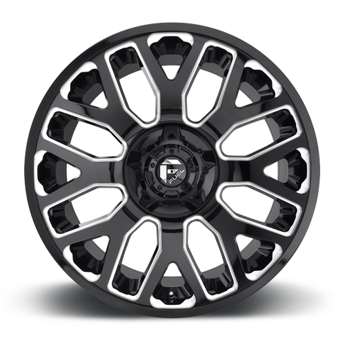 Aluminum Wheels 20X9 Warrior D623 5 On 139.7/5 On 150 Gloss Black Milled 110.3 Bore 1 Offset Fuel Off Road Wheels