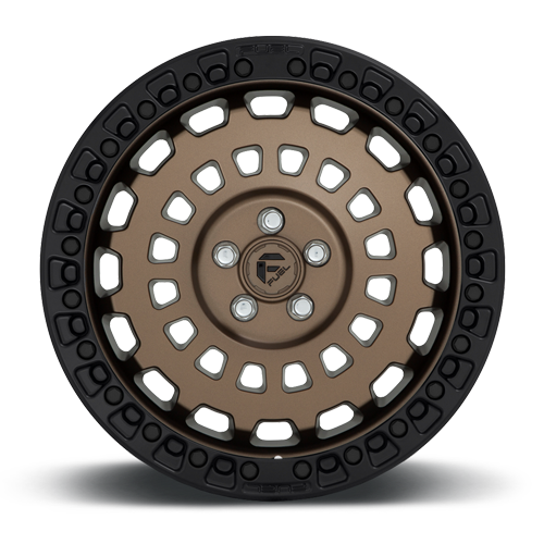 Aluminum Wheels 18X9 Zephyr D634 5 On 150 Matte Bronze W/Black Bead Ring 110.1 Bore -12 Offset Fuel Off Road Wheels