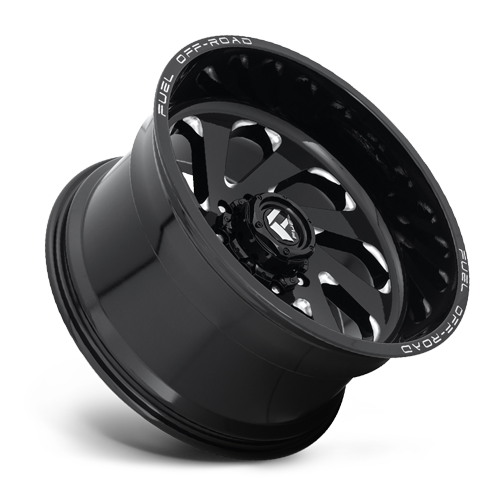 Aluminum Wheels 20X10 Vortex D637 5 On 139.7 Gloss Black Milled 87.1 Bore -18 Offset Fuel Off Road Wheels