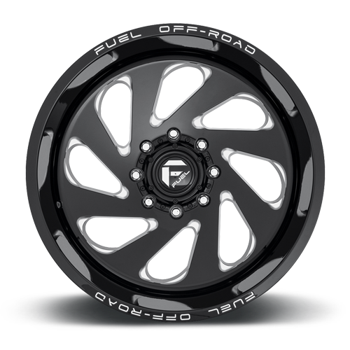 Aluminum Wheels 20X10 Vortex D637 5 On 139.7 Gloss Black Milled 87.1 Bore -18 Offset Fuel Off Road Wheels