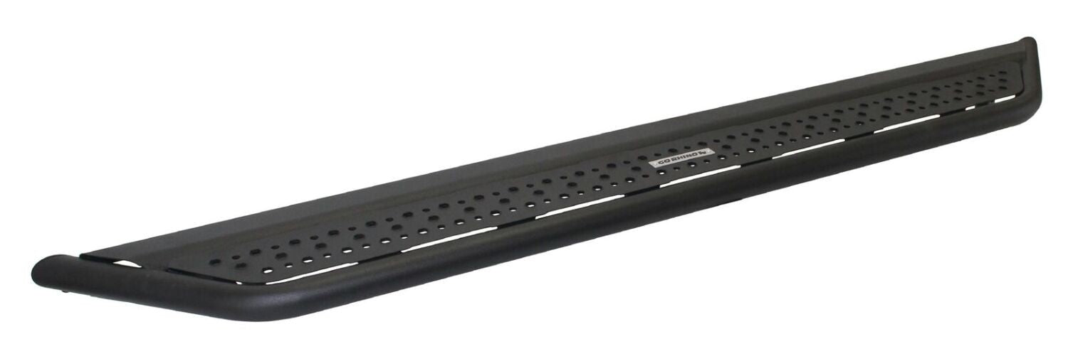 Dominator Xtreme D6 SideSteps With Mounting Bracket Kit Textured Black 2018-2026 Jeep Wrangler Go Rhino