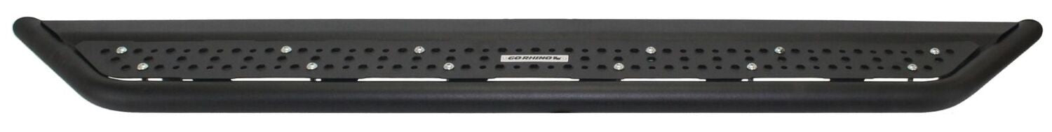 Dominator Xtreme D6 SideSteps With Mounting Bracket Kit Textured Black 2018-2026 Jeep Wrangler Go Rhino