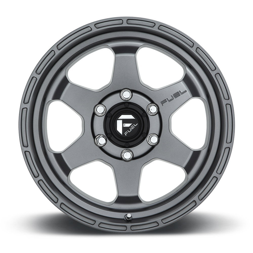 Aluminum Wheels 17X9 Shok D665 6 On 114.3 Matte Anthracite Gray 66.06 Bore 1 Offset Fuel Off Road Wheels