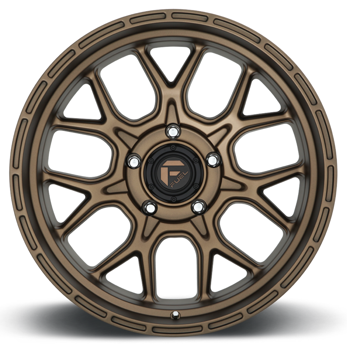 Aluminum Wheels 17X9 Tech D671 5 On 127 Matte Bronze 71.5 Bore 1 Offset Fuel Off Road Wheels