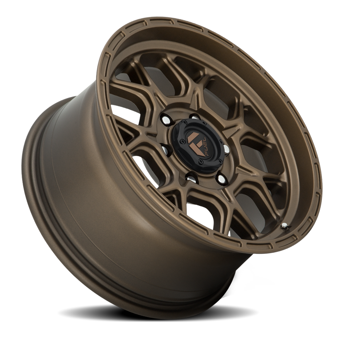 Aluminum Wheels 18X9 Tech D671 6 On 139.7 Matte Bronze 106.1 Bore 1 Offset Fuel Off Road Wheels