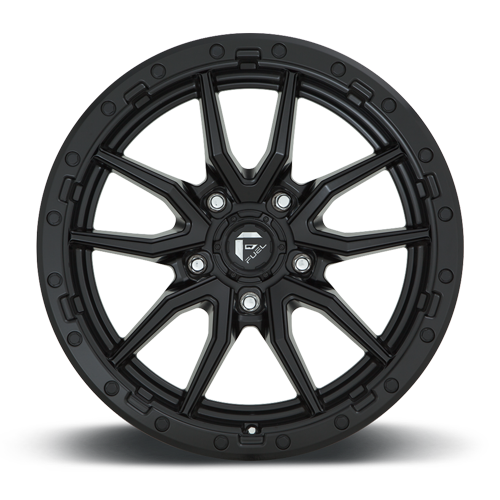 Aluminum Wheels 18X9 Rebel D679 5 On 127 Matte Black 71.5 Bore 1 Offset Fuel Off Road Wheels