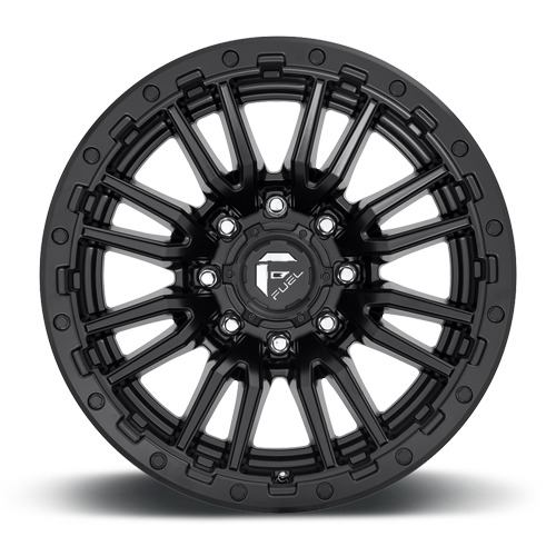 Aluminum Wheels 20X9 Rebel D679 8 On 165.1 Matte Black 125.2 Bore 1 Offset Fuel Off Road Wheels