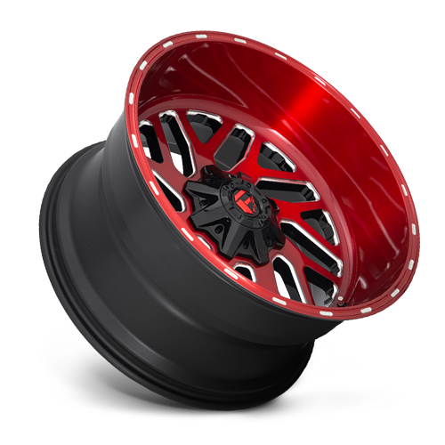 Aluminum Wheels 20X10 Triton D691 8 On 180 Candy Red Milled 124.2 Bore -18 Offset Mesh Spoke Fuel Off Road Wheels