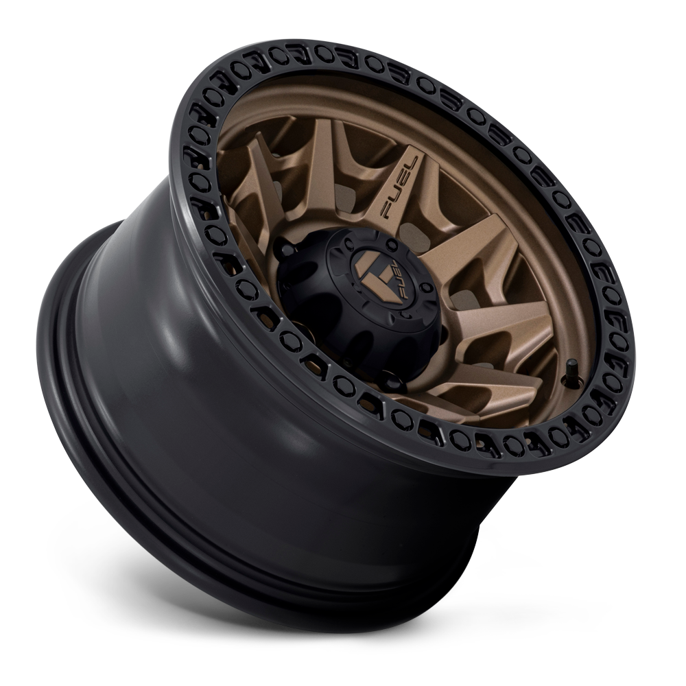 Aluminum Wheels 17X9 Covert D696 5 On 150 Matte Bronze Black Bead Ring 110.1 Bore -12 Offset Multi Spoke Fuel Off Road Wheels