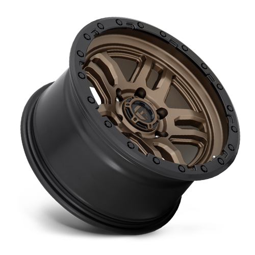 Aluminum Wheels 20X9 AMMO D702 6 On 114.3 Matte Bronze W/Black Bead Ring 66.06 Bore 1 Offset 5 Spoke Fuel Off Road Wheels