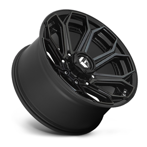 Aluminum Wheels 20X10 Siege D704 8 On 165.1 Gloss Black Machined Double Dark Tint 125.1 Bore -18 Offset Fuel Off Road Wheels