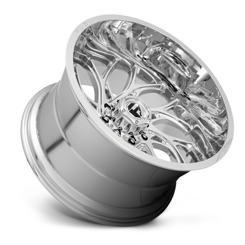 Aluminum Wheels 22X12 Runner D740 8 On 170 Chrome 125.1 Bore -44 Offset Fuel Off Road Wheels