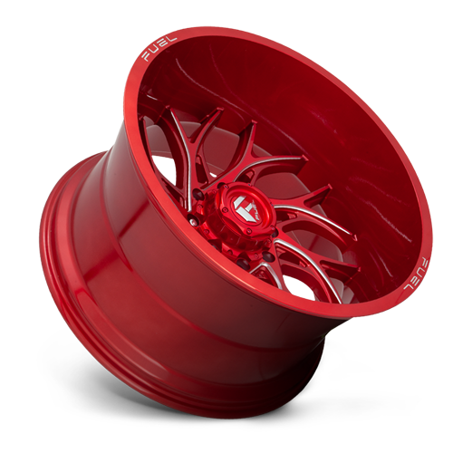 Aluminum Wheels 24X14 Runner D742 5 On 139.7 Candy Red Milled 78 Bore -75 Offset Fuel Off Road Wheels