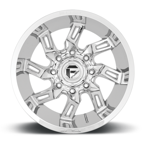 Aluminum Wheels 20X10 Lockdown D746 8 On 165.1 Chrome 125.1 Bore -18 Offset Fuel Off Road Wheels