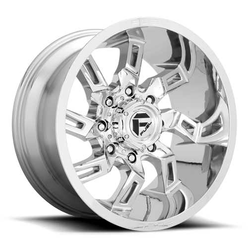 Aluminum Wheels 20X9 Lockdown D746 5 On 139.7 Chrome 78 Bore 1 Offset Fuel Off Road Wheels