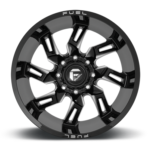 Aluminum Wheels 22X10 Lockdown D747 5 On 127 Gloss Black Milled 71.5 Bore -18 Offset Fuel Off Road Wheels