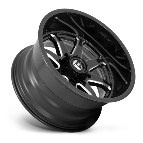 Aluminum Wheels 20X10 Hammer D749 8 On 180 Gloss Black Milled 124.3 Bore -18 Offset Fuel Off Road Wheels