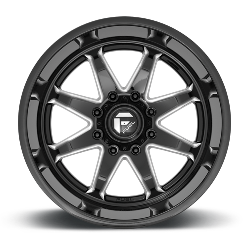 Aluminum Wheels 20X10 Hammer D749 6 On 139.7 Gloss Black Milled 106.1 Bore -18 Offset Fuel Off Road Wheels