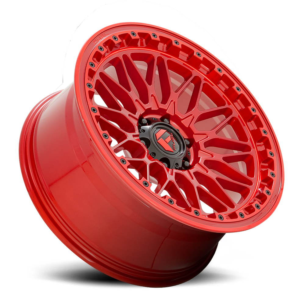 Aluminum Wheels 17X9 Trigger D758 5 On 127 Candy Red 71.5 Bore 1 Offset Fuel Off Road Wheels