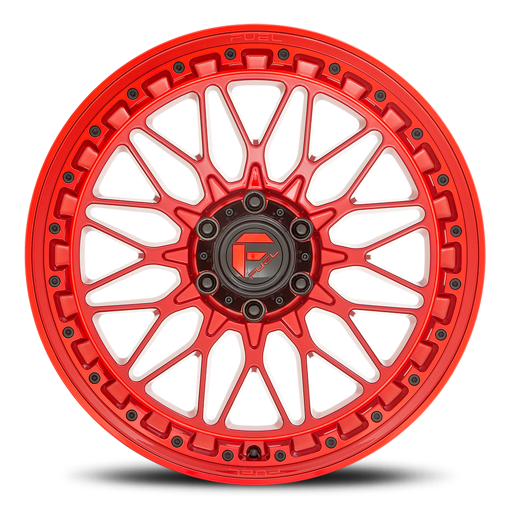 Aluminum Wheels 17X9 Trigger D758 5 On 127 Candy Red 71.5 Bore 1 Offset Fuel Off Road Wheels