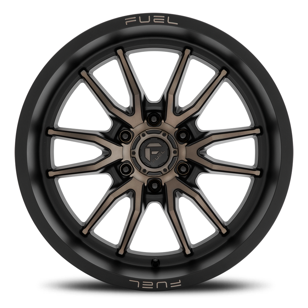 Aluminum Wheels 20X9 Clash 6 D762 8 On 170 Matte Black Double Dark Tint 125.1 Bore 1 Offset Multi Spoke Fuel Off Road Wheels
