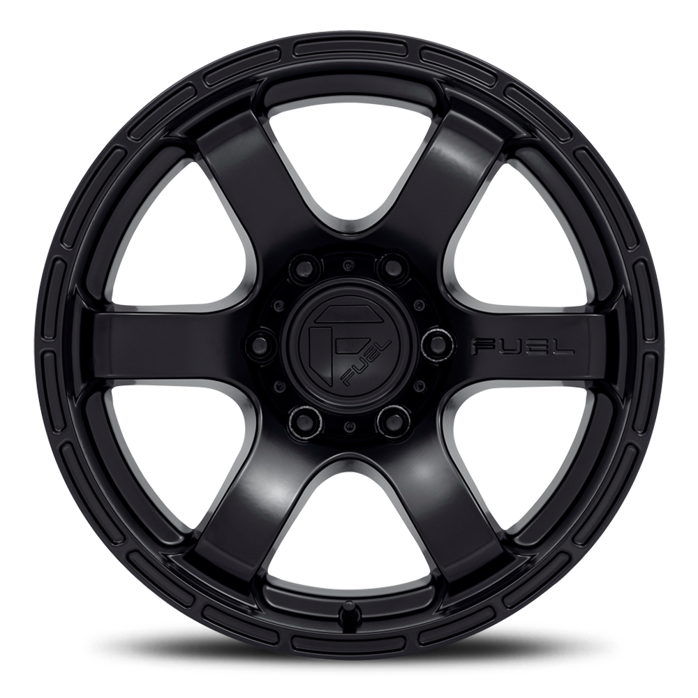 Aluminum Wheels 20X9 Rush D766 6 On 135 Satin Black 87.1 Bore 1 Offset Fuel Off Road Wheels